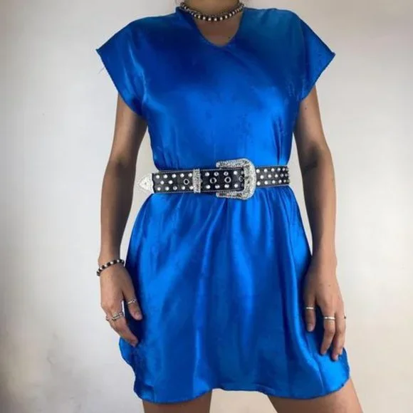 Dresses | Vintage Cobalt Blue Slip Dress | Poshmark Dresses | Vintage Cobalt Blue Slip Dress | Poshmark